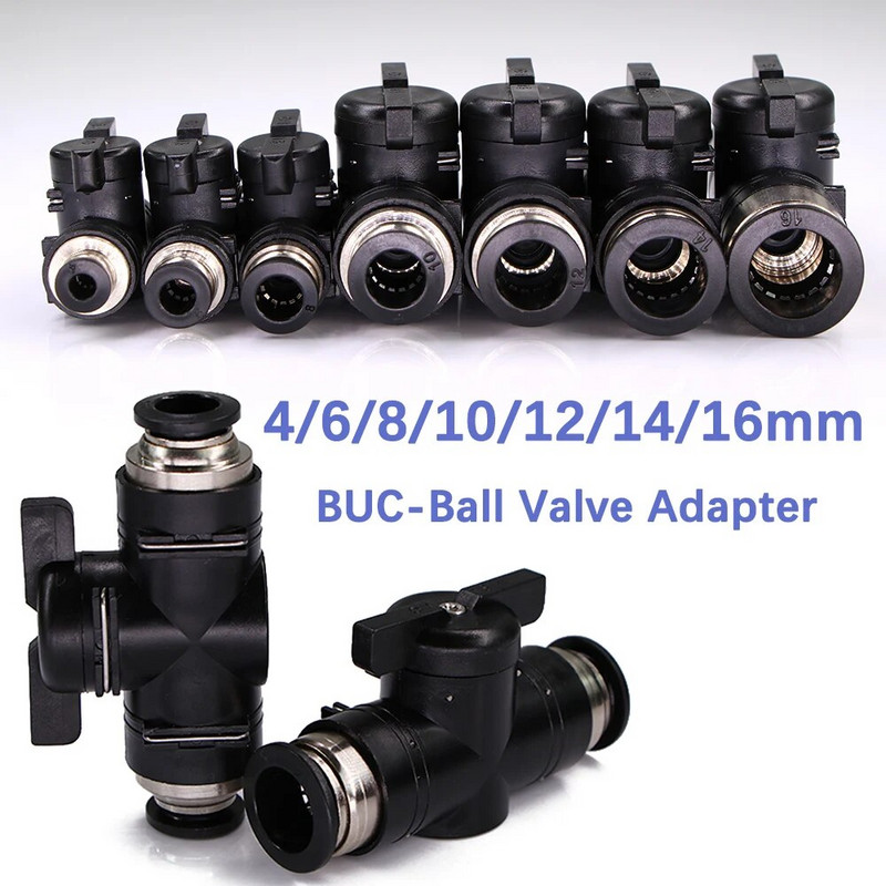 1 db 4-16 mm-es golyósszelepes tömlőadapter csúszózár gyors behelyezhető kioldó csatlakozó leállítás leállító víz pneumatikus csőszerelvények réz