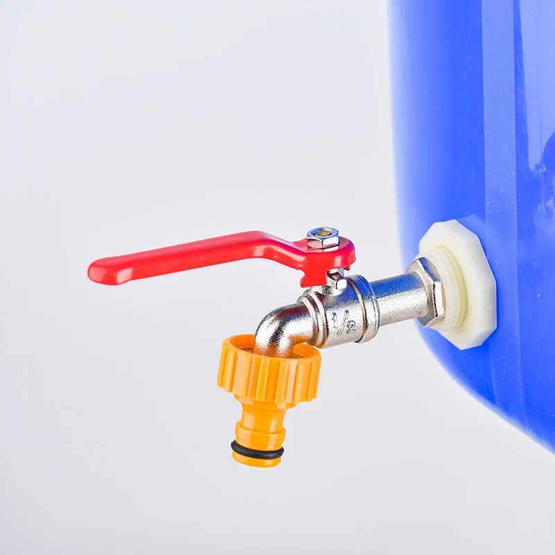 IBC csaptelep adapter S60x6 menetes csonk csatlakozó szelep kerti tömlő szerelvény csap ötvözet tartozék 1000 literes kültéri víztartályhoz