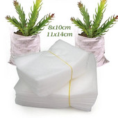 100 ΤΕΜ 8x10cm 11x14cm Βιοδιασπώμενο φυτώριο Grow Bag Non-woven Fabric Seeds To Sow Flowers for Home Garden Accessories