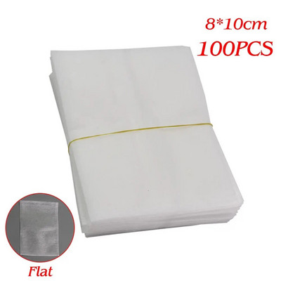100 ΤΕΜ 8x10cm 11x14cm Βιοδιασπώμενο φυτώριο Grow Bag Non-woven Fabric Seeds To Sow Flowers for Home Garden Accessories