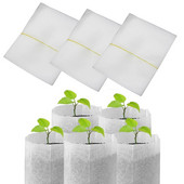 50 τμχ Transplant Nursery Nursery Bag Biodegradable Non Woven Seed Nursery Bag Grow Bag Seedling Pot Container