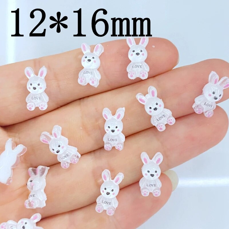 50db új aranyos mini rajzfilm állatok gyanta figurák kézművesek lapos hátú kabochon díszek ékszerek készítés hajruha kiegészítők