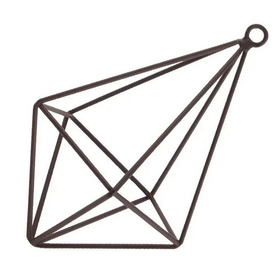 Geometrinis metalinis gėlių laikiklis, sodo krepšelis, sienų apdaila, kabantis oro augalas, vazonų lentynos laikiklis