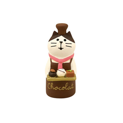 Japan Zakka Valentine`s Day Chocolate Studio Mini Statue Διακόσμηση βιβλιοθήκης Συλλεκτική διακόσμηση σπιτιού Ρητίνη Craft Japan Διακοσμητικά