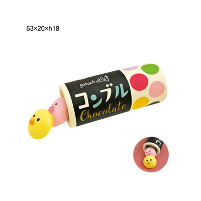 Japan Zakka Valentine`s Day Chocolate Studio Mini Statue Διακόσμηση βιβλιοθήκης Συλλεκτική διακόσμηση σπιτιού Ρητίνη Craft Japan Διακοσμητικά