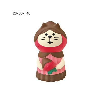 Japan Zakka Valentine`s Day Chocolate Studio Mini Statue Διακόσμηση βιβλιοθήκης Συλλεκτική διακόσμηση σπιτιού Ρητίνη Craft Japan Διακοσμητικά