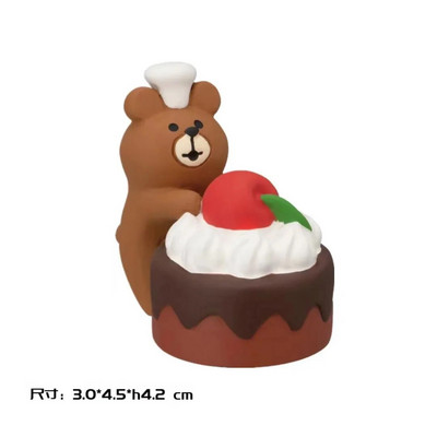 Japan Zakka Valentine`s Day Chocolate Studio Mini Statue Διακόσμηση βιβλιοθήκης Συλλεκτική διακόσμηση σπιτιού Ρητίνη Craft Japan Διακοσμητικά
