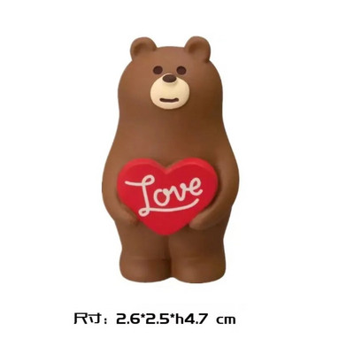 Japan Zakka Valentine`s Day Chocolate Studio Mini Statue Διακόσμηση βιβλιοθήκης Συλλεκτική διακόσμηση σπιτιού Ρητίνη Craft Japan Διακοσμητικά