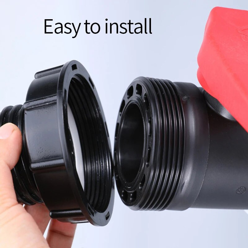 1/2" 3/4" 1" anya menetes IBC tartály csap adapter S60X6 durva menetes kupak vízcsap gyorscsatlakozó csapszelep szelep adapter szerelvények