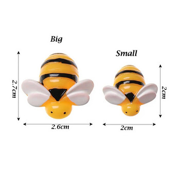 παρτίδα Χειροτεχνία DIY Αξεσουάρ Κινητό τηλέφωνο Κέλυφος Μαλλιά Στολίδι Προσομοιωμένα Ζώα Τεχνητές Μέλισσες Μενταγιόν Slime Mini Bee