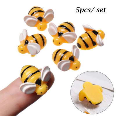 lot Meșteșuguri Accesorii DIY Telefon mobil Shell Ornament pentru păr Animale simulate Albine artificiale Slime Pandantive Mini albină