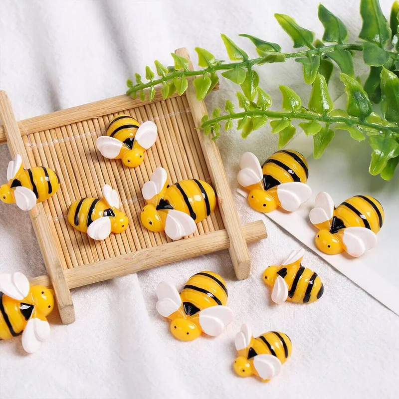 daug Amatai „Pasidaryk pats“ Priedai Mobilusis Telefonas „Shell“ Plaukų papuošalai Imituoti gyvūnai Dirbtinės bitės Glebės pakabukai Mini Bitė