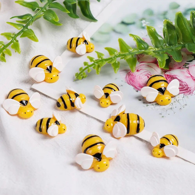 daug Amatai „Pasidaryk pats“ Priedai Mobilusis Telefonas „Shell“ Plaukų papuošalai Imituoti gyvūnai Dirbtinės bitės Glebės pakabukai Mini Bitė