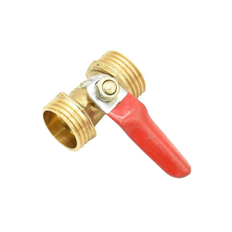 Sárgaréz 1/4 3/8 1/2 hüvelykes külső menetszelep víz kerti csap csatlakozó csepegtető öntözés szerelvények csőjavító csatlakozó 1db