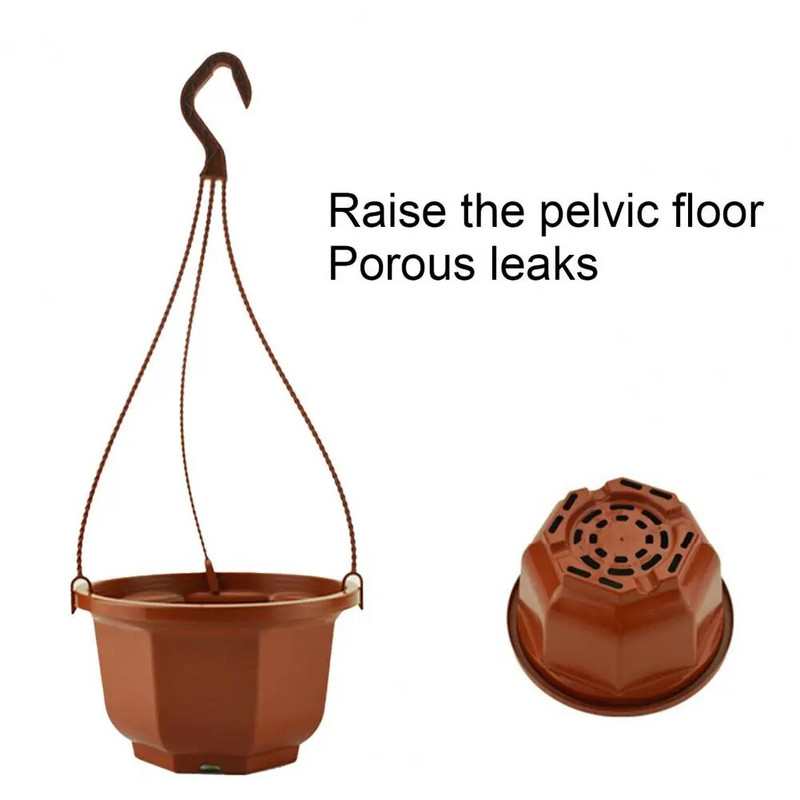 24/36 cm Augalų kabykla Makramė Kabantys gėlių vazonai Laikiklis Sodo sodinimo kabliukai Namų kabantis krepšelis Kabantis Balkono dekoras