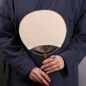 Κλασικό γιαπωνέζικο και Wind Tuan Fan Blank Xuan Χειροποίητο Χειροποίητο Δώρο Διακόσμησης σπιτιού από μπαμπού και ανεμιστήρα