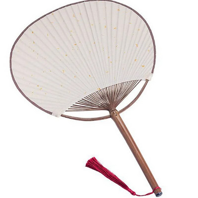 Klasikinė japonų ir vėjo tuan ventiliatoriaus tuščia Xuan popierinė rankų darbo bambuko ir pūkelių gerbėjų vakarėlio dovana namų dekoravimui