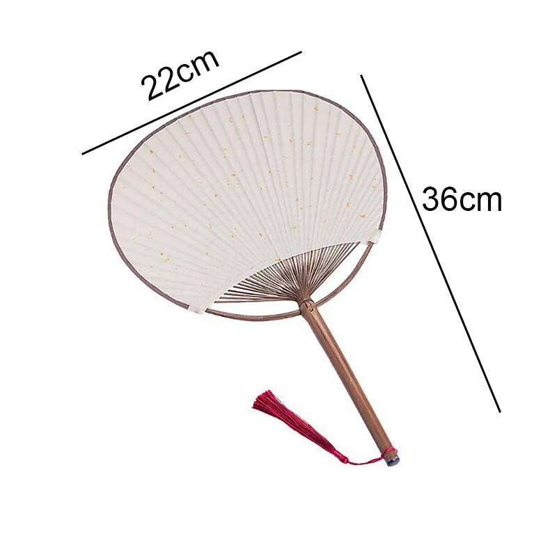 Klasikinė japonų ir vėjo tuan ventiliatoriaus tuščia Xuan popierinė rankų darbo bambuko ir pūkelių gerbėjų vakarėlio dovana namų dekoravimui