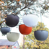 Resin Hang Plant Flower Κρεμαστές γλάστρες Καλάθι Κρεμάστρα φυτών Υπαίθρια κρεμαστή θήκη Γλαστρών Καλάθι για διακόσμηση τοίχου εξοχικού κήπου