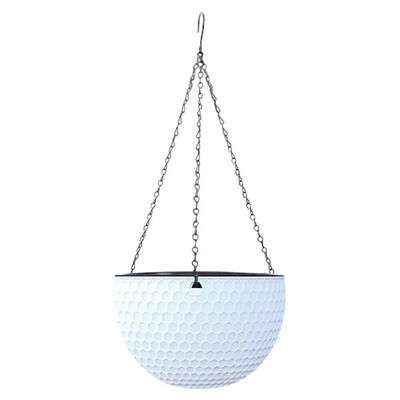 Resin Hang Plant Flower Κρεμαστές γλάστρες Καλάθι Κρεμάστρα φυτών Υπαίθρια κρεμαστή θήκη Γλαστρών Καλάθι για διακόσμηση τοίχου εξοχικού κήπου