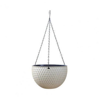 Resin Hang Plant Flower Κρεμαστές γλάστρες Καλάθι Κρεμάστρα φυτών Υπαίθρια κρεμαστή θήκη Γλαστρών Καλάθι για διακόσμηση τοίχου εξοχικού κήπου