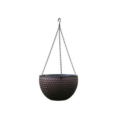 Resin Hang Plant Flower Κρεμαστές γλάστρες Καλάθι Κρεμάστρα φυτών Υπαίθρια κρεμαστή θήκη Γλαστρών Καλάθι για διακόσμηση τοίχου εξοχικού κήπου