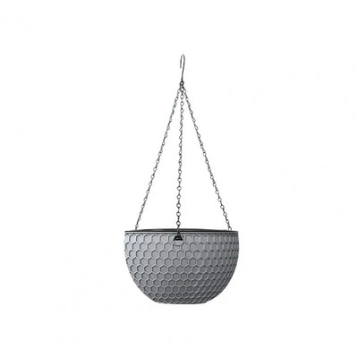 Resin Hang Plant Flower Κρεμαστές γλάστρες Καλάθι Κρεμάστρα φυτών Υπαίθρια κρεμαστή θήκη Γλαστρών Καλάθι για διακόσμηση τοίχου εξοχικού κήπου