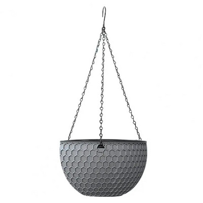 Resin Hang Plant Flower Κρεμαστές γλάστρες Καλάθι Κρεμάστρα φυτών Υπαίθρια κρεμαστή θήκη Γλαστρών Καλάθι για διακόσμηση τοίχου εξοχικού κήπου