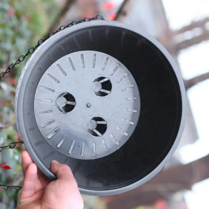 Gyanta akasztós növény Virág függő cserepek kosár Növényakasztó kültéri akasztós edénytartó Kosár fali dekorációhoz megyei kert