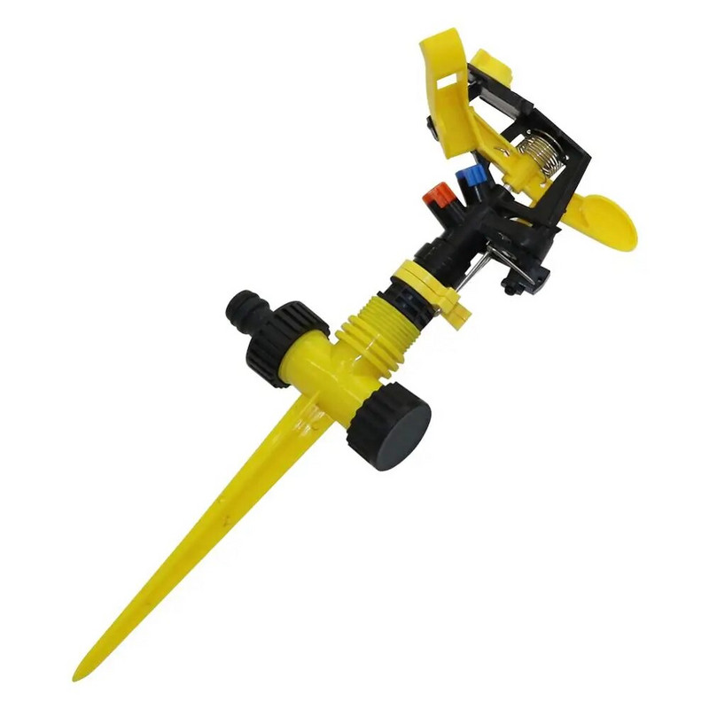 360 fokban forgatható szórófejes dupla kimenetű billenőfúvókák, 1/2"-os külső menetes locsolók kerti mezőgazdasághoz