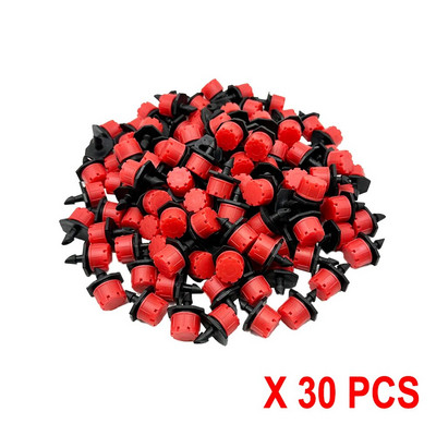 30-100 ΤΕΜ. 4/7mm Ακροφύσιο άρδευσης κήπου Ρυθμιζόμενο σταγονόμετρο Εκπομπός Εκπομπών Μικρο σταγόνων Μπαλκόνι Αυλή Θερμοκηπίου Ψεκασμός Ποτίσματος