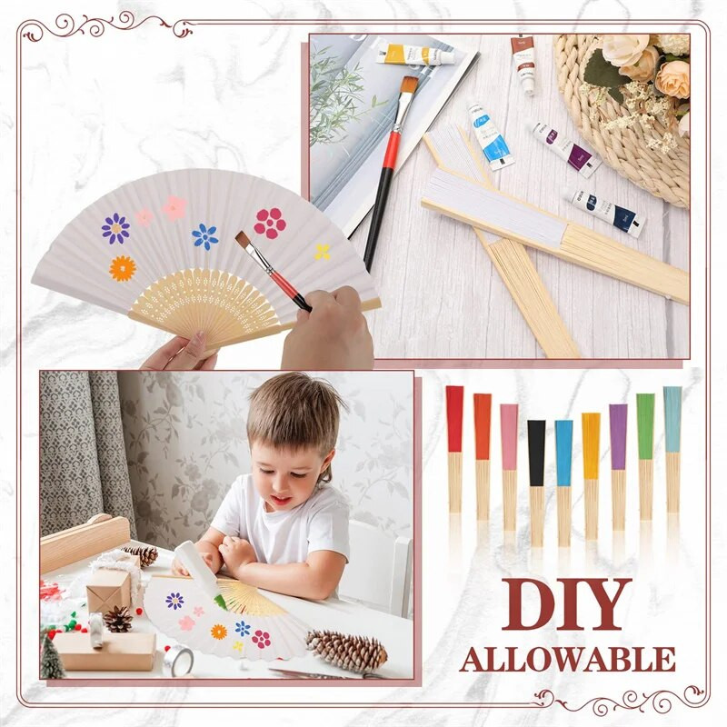 7 colių rankinis ventiliatorius, sulankstomas popierinis ventiliatorius, vasaros raštas, sulankstomas šokių vestuvių vakarėlis, nėriniai, sulankstomas, vientisas 15 spalvų ventiliatorius