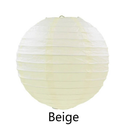 Kinų / Japonijos apvalus popierinis žibintas gimtadienio vestuvių dekoro gimtadienio dovanos amatai "pasidaryk pats" lempos baltas kabantis žibinto rutulys
