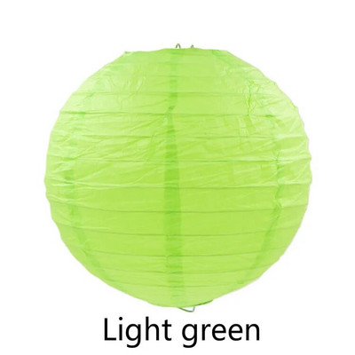 Kinų / Japonijos apvalus popierinis žibintas gimtadienio vestuvių dekoro gimtadienio dovanos amatai "pasidaryk pats" lempos baltas kabantis žibinto rutulys