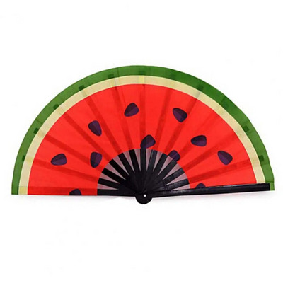 Party Prop Fan Πολύχρωμα Rave Fans Bamboo Ribs Διακοσμητικά δώρα για χορευτικά πάρτι Φεστιβάλ Ζωντανά αξεσουάρ για άνδρες Γυναικεία