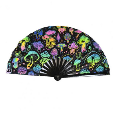 Party Prop Fan Πολύχρωμα Rave Fans Bamboo Ribs Διακοσμητικά δώρα για χορευτικά πάρτι Φεστιβάλ Ζωντανά αξεσουάρ για άνδρες Γυναικεία