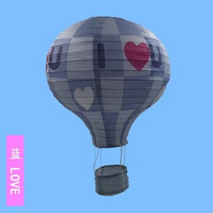 12``30cm Rainbow Hot Air Balloon Χαρτί Φανάρι Διακόσμηση του Αγίου Βαλεντίνου Παιδικό Υπνοδωμάτιο Κρεμαστό πάρτι γενεθλίων