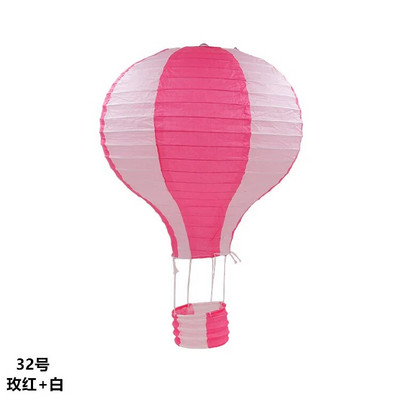 12``30cm Rainbow Hot Air Balloon Χαρτί Φανάρι Διακόσμηση του Αγίου Βαλεντίνου Παιδικό Υπνοδωμάτιο Κρεμαστό πάρτι γενεθλίων