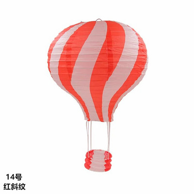 12``30cm Rainbow Hot Air Balloon Χαρτί Φανάρι Διακόσμηση του Αγίου Βαλεντίνου Παιδικό Υπνοδωμάτιο Κρεμαστό πάρτι γενεθλίων