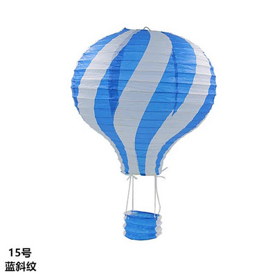 12``30cm Rainbow Hot Air Balloon Χαρτί Φανάρι Διακόσμηση του Αγίου Βαλεντίνου Παιδικό Υπνοδωμάτιο Κρεμαστό πάρτι γενεθλίων