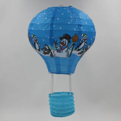 12``30cm Rainbow Hot Air Balloon Χαρτί Φανάρι Διακόσμηση του Αγίου Βαλεντίνου Παιδικό Υπνοδωμάτιο Κρεμαστό πάρτι γενεθλίων
