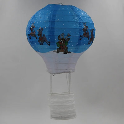 12``30cm Rainbow Hot Air Balloon Χαρτί Φανάρι Διακόσμηση του Αγίου Βαλεντίνου Παιδικό Υπνοδωμάτιο Κρεμαστό πάρτι γενεθλίων