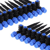 5db állítható 1/4" öntözőködtető csepegtető 360 fokos locsoló csepegtető öntözőeszköz 4/7 mm-es tömlő Kerti udvar üvegház