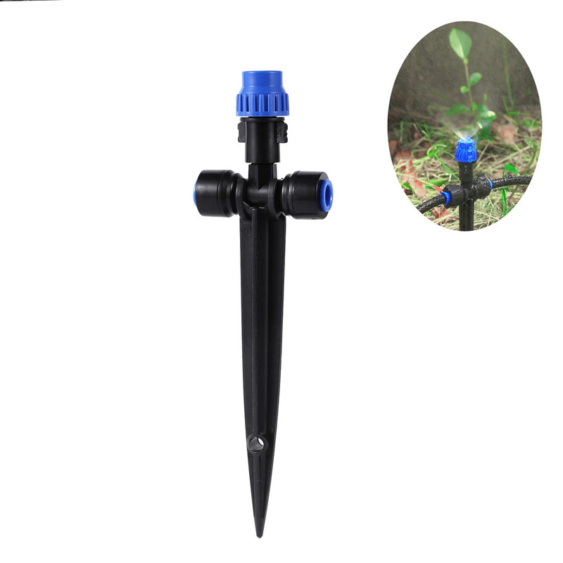 5db állítható 1/4" öntözőködtető csepegtető 360 fokos locsoló csepegtető öntözőeszköz 4/7 mm-es tömlő Kerti udvar üvegház