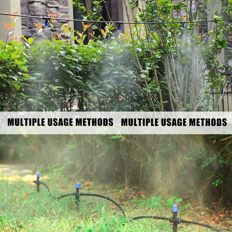 5db állítható 1/4" öntözőködtető csepegtető 360 fokos locsoló csepegtető öntözőeszköz 4/7 mm-es tömlő Kerti udvar üvegház
