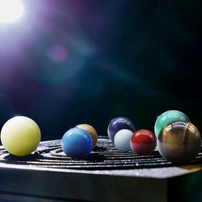 Természetes Kristály 8 9 Bolygók Golyó Naprendszer Sziklakvarc Kövek Gyöngyök Gyógyító Reiki Csakra Energia Gömb Galaxis Modell Földgömb