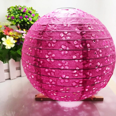 20cm 25cm 30cm 40cm üreges papír lámpás léggömb Kínai kerek papír lámpás golyós lámpa fesztivál esküvői dekorációhoz