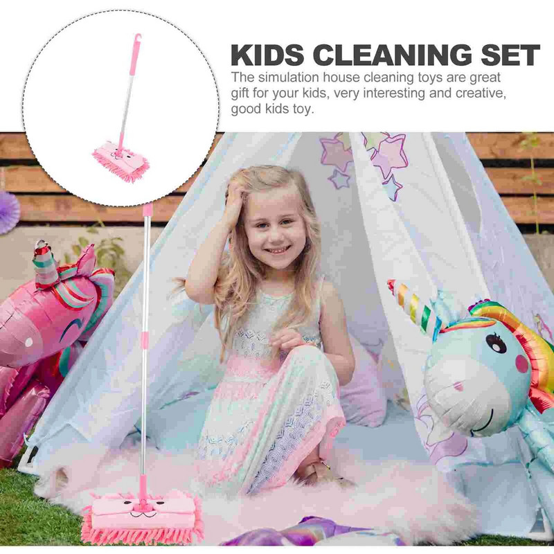 Vaikų šluostė, mažų dulkių šluostė, mažylio valymo šluota, apsimetinėjama, žaidimo šluoste, miela mini namų aksesuarai lavinantis valymo žaislas