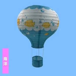 14 hüvelykes 35 cm-es 1db esküvői születésnapi dekoráció Hőlégballon Papír Lámpás Karácsonyi Fesztiválbár Barkácsolás Léggömb Lámpás