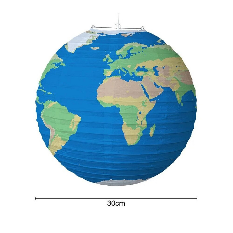 Nyolc bolygó összecsukható csillagos papírlámpás világűr bolygó téma Boldog születésnapi parti dekoráció gyerekek bolygó papírlámpás